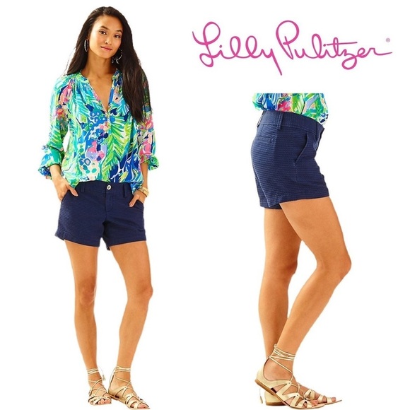 Lilly Pulitzer Pants - Lilly Pulitzer, Original Jayne Khaki Shorts, Beautiful Shorts, Size 00